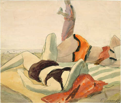 Власов Борис Васильевич. На пляже